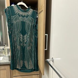Tularosa Green Midi Dress